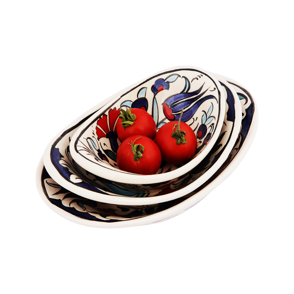 Bowl Set Vintage Floral Craft