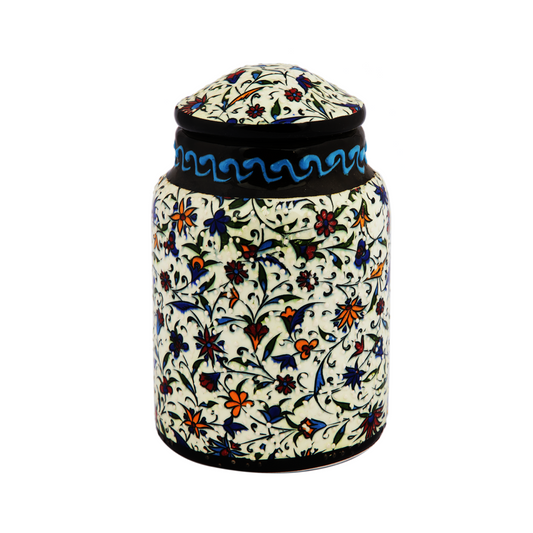 Jar Floral Festive