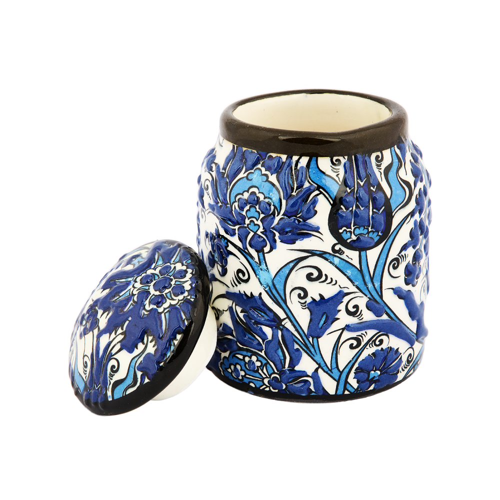 Jar Majestic Azure Bloom