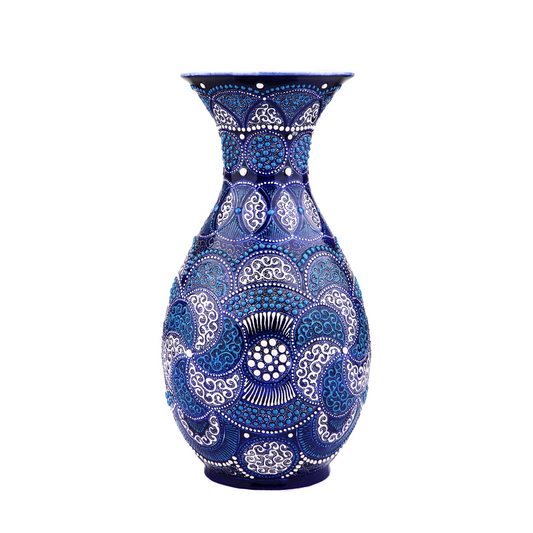 Indigo Intrigue Vase