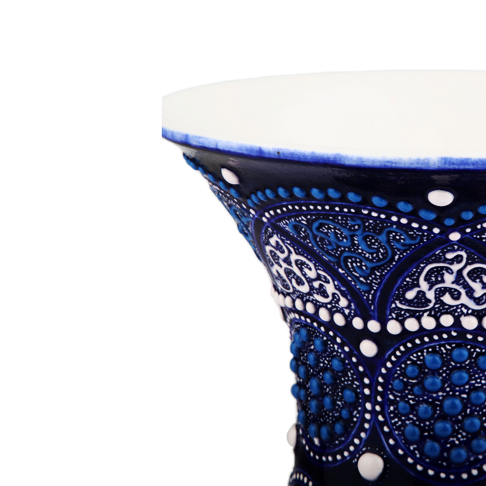 Indigo Intrigue Vase