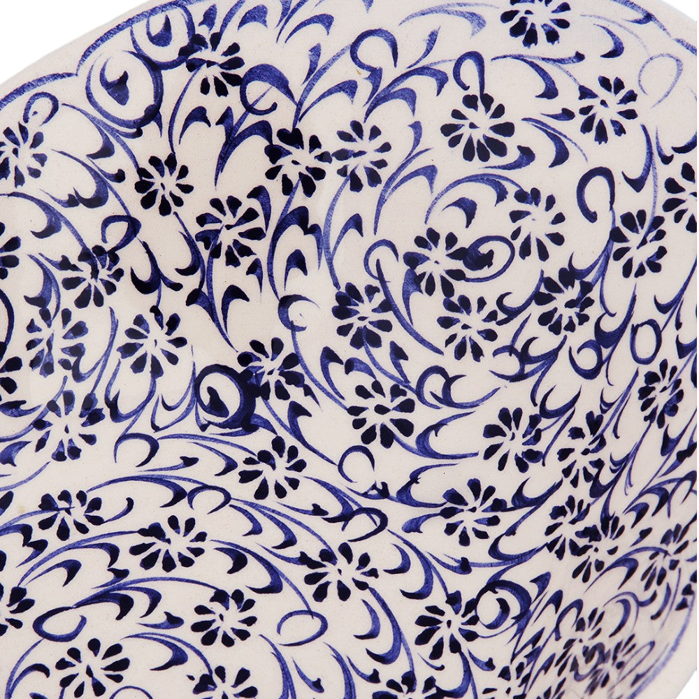 Bowl Set Blue Flower Festival