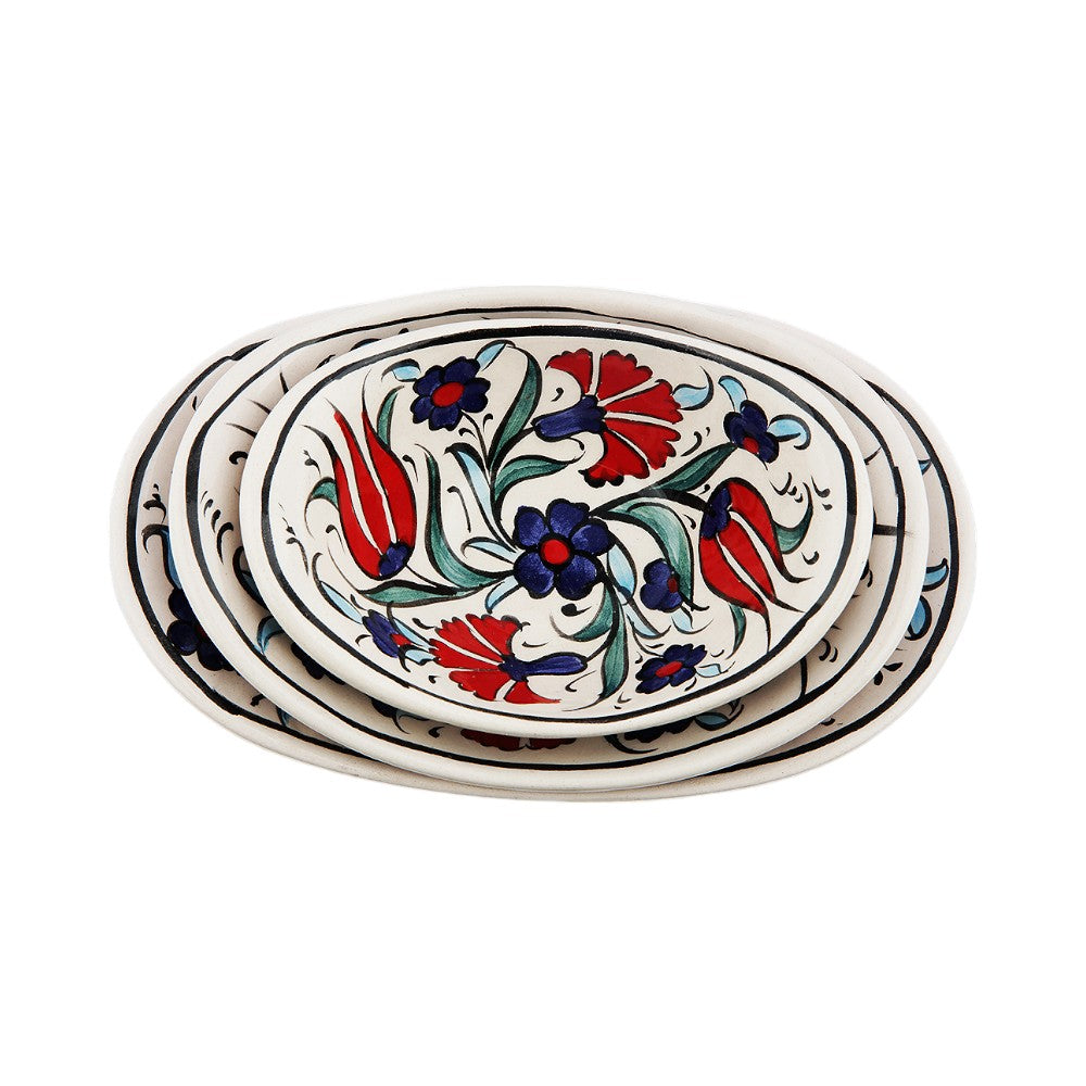 Bowl Set Crimson Elegance