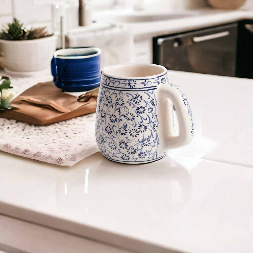 Blue Flower Mug