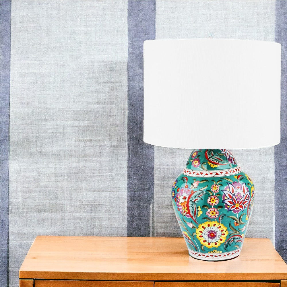 Green vase
