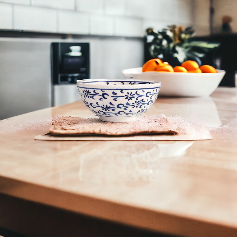 Classic Blue Filigree Bowl