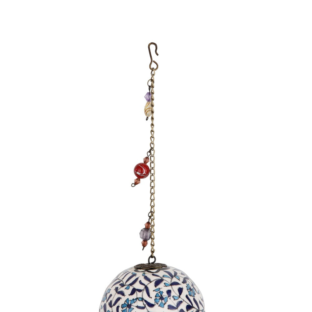 Sapphire Botanical Globe Ornament