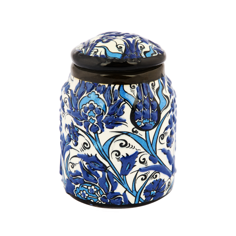 Jar Majestic Azure Bloom