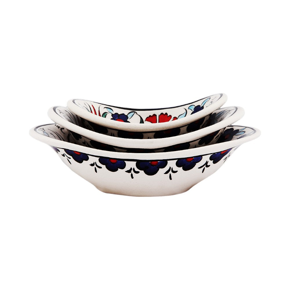 Bowl Set Crimson Elegance