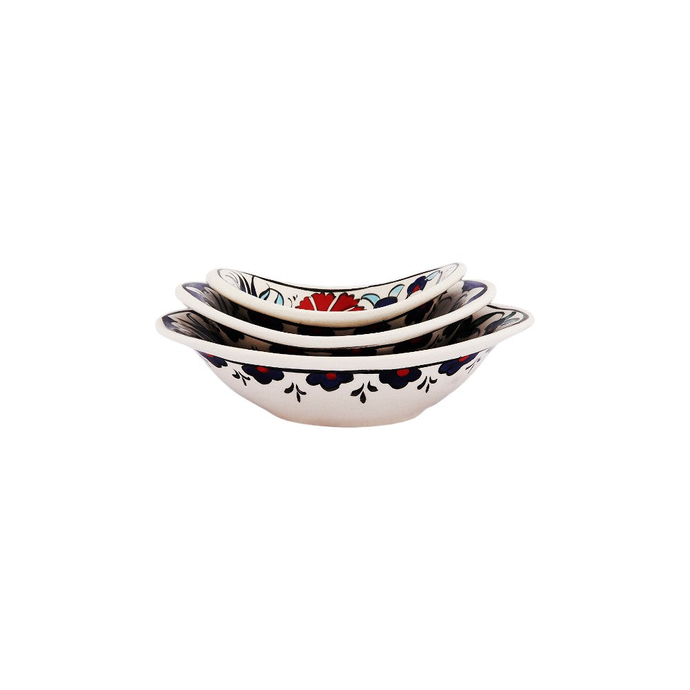Bowl Set Vintage Floral Craft