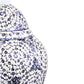 Cobalt Floral Lamp