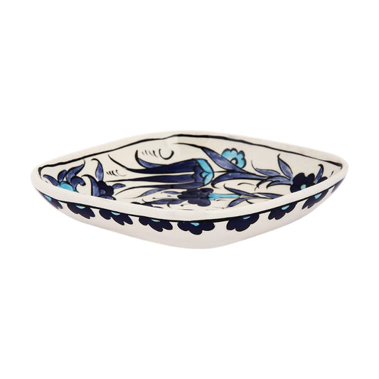 Cobalt Tulips Bowl