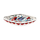 Majestic Azure Flora Ceramic Bowl
