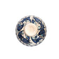 Majestic Cerulean Floral Bowl