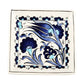 Sapphire Flora Square Bowl