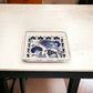Sapphire Flora Square Bowl
