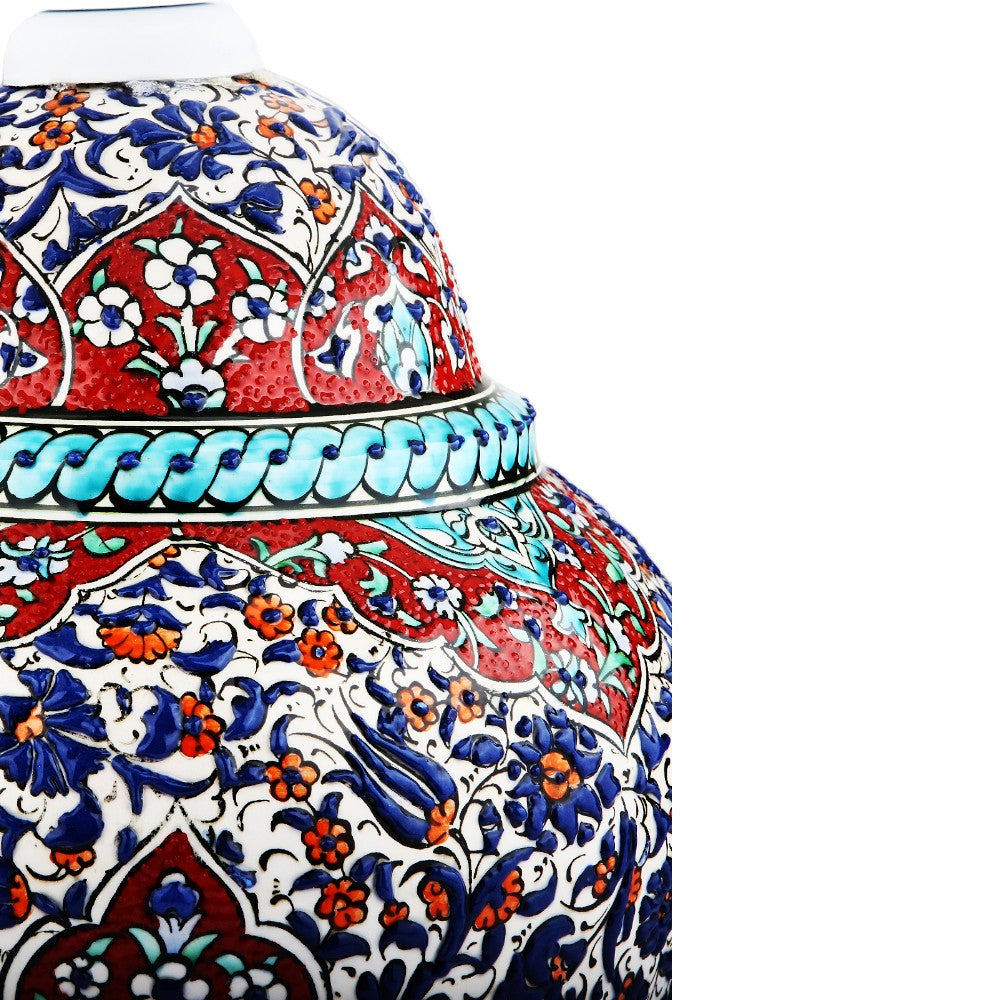 Ottoman Floral Ceramic Lamp