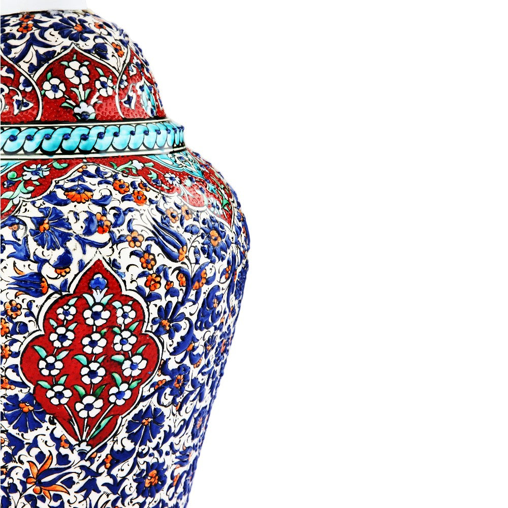 Ottoman Floral Ceramic Lamp