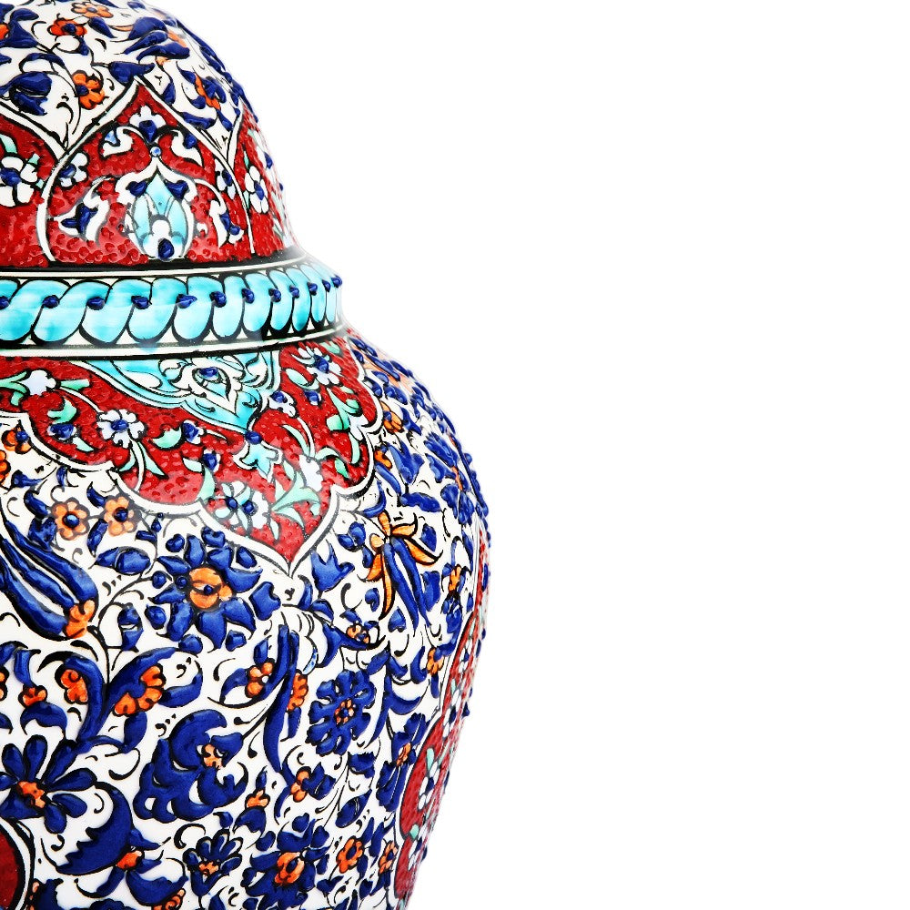 Ottoman Floral Ceramic Lamp