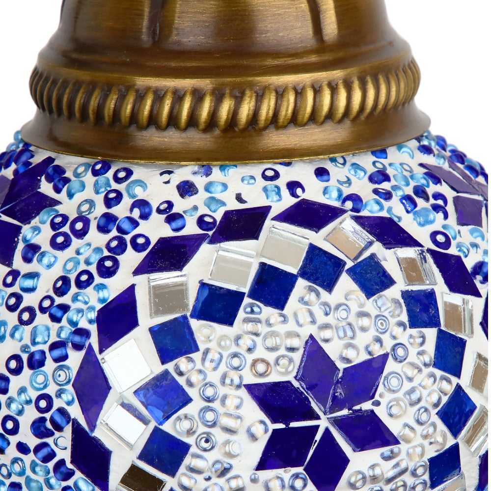 Royal Azure Double Sconce Mosaic Lamp