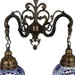 Royal Azure Double Sconce Mosaic Lamp